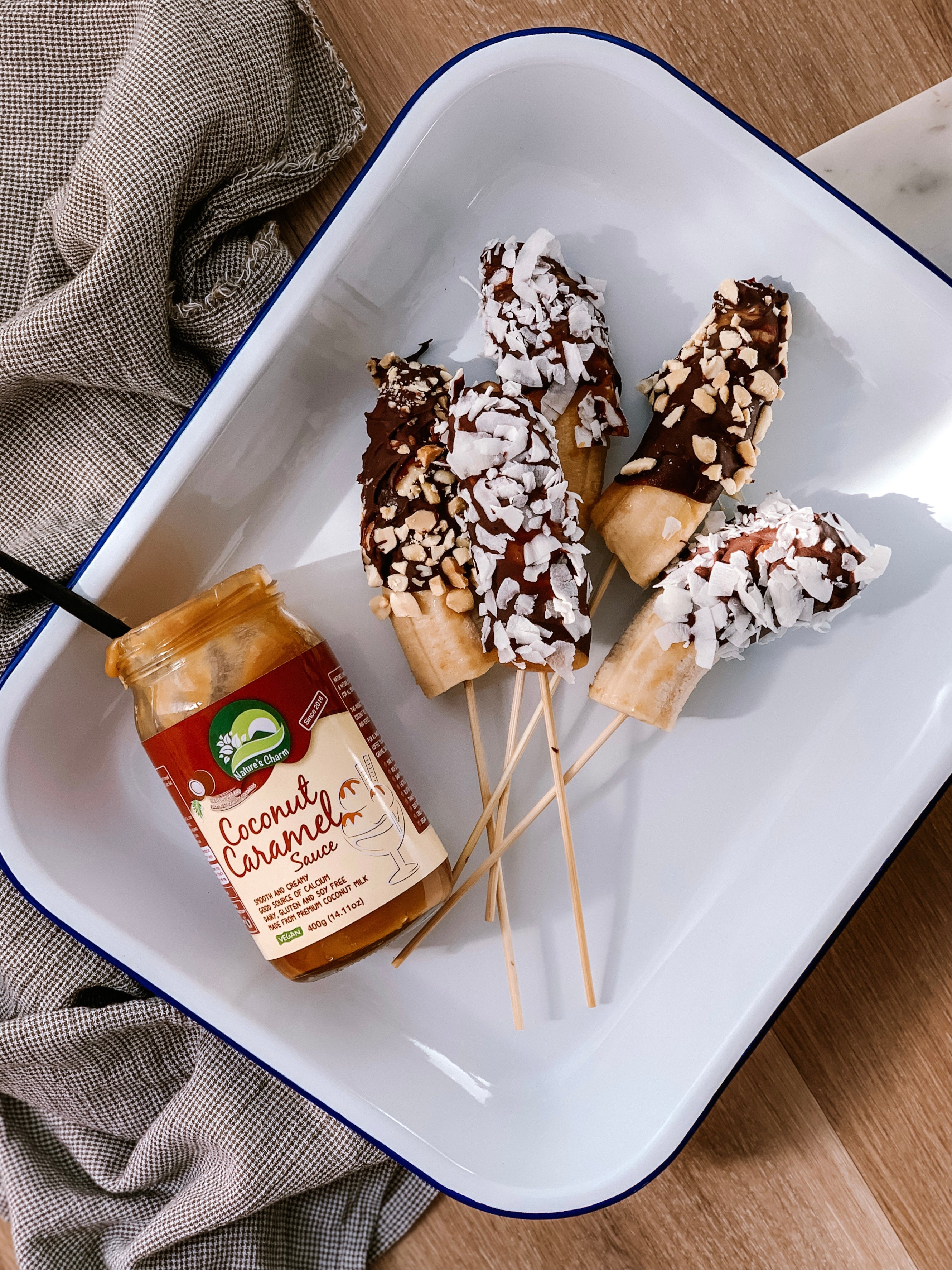 Frozen Banana Pops