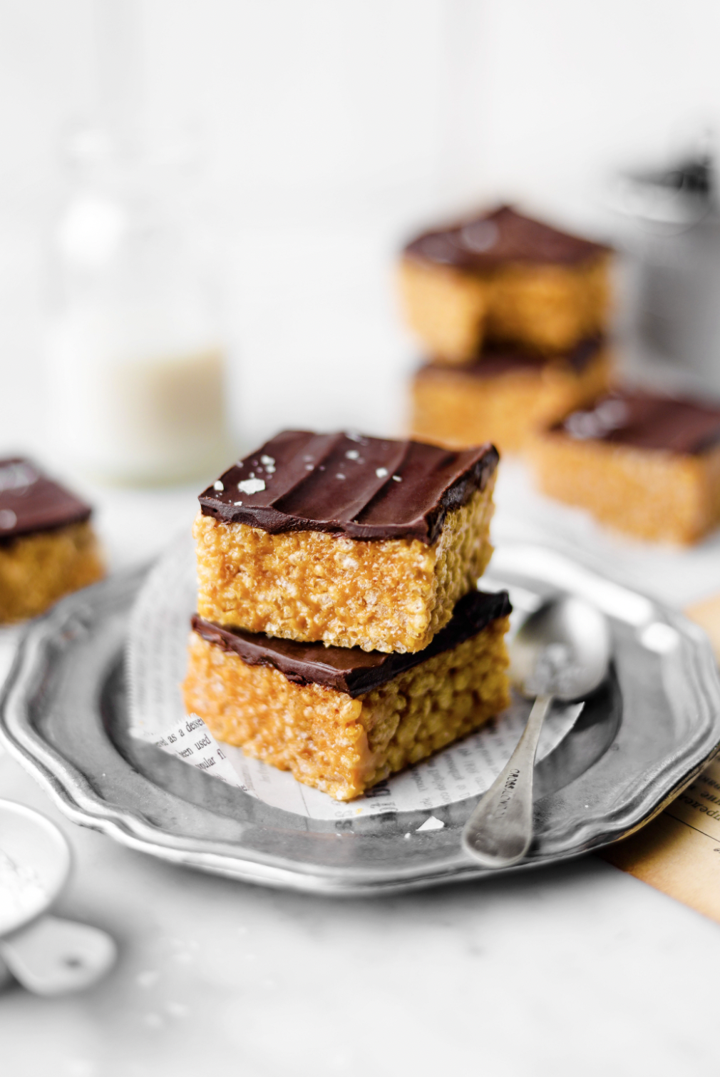 Caramel Rice Krispy Bars