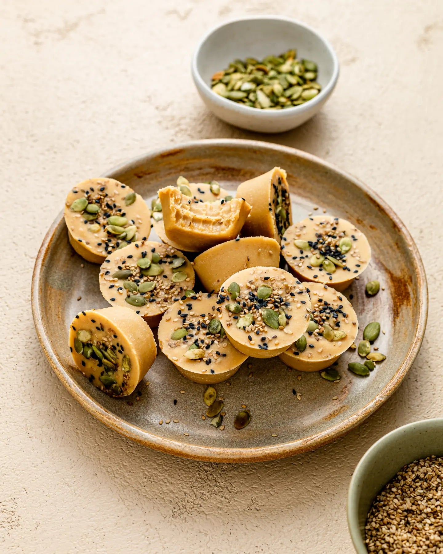 Tahini Freezer Bites
