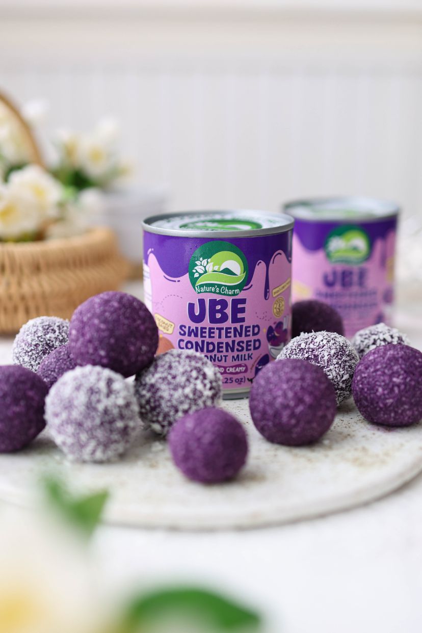 3 Ingredient Ube Coconut Bounty