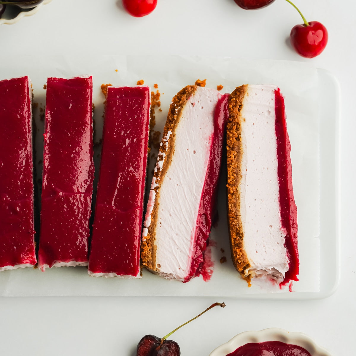 Vegan Cherry Cheesecake